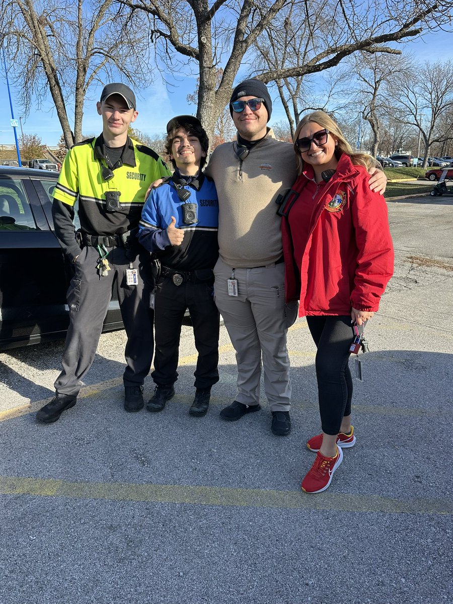 Congratulations to <a href="/RQSHerndon/">Herndon Career Cent.</a>  Law Enforcement/Police Science former student, Justin, who was promoted to Corporal with the Security Team at <a href="/worldsoffun/">Worlds of Fun</a>! You are definitely out there making a positive difference. Congrats!! (Pictured here in blue with Security &amp; Safety)