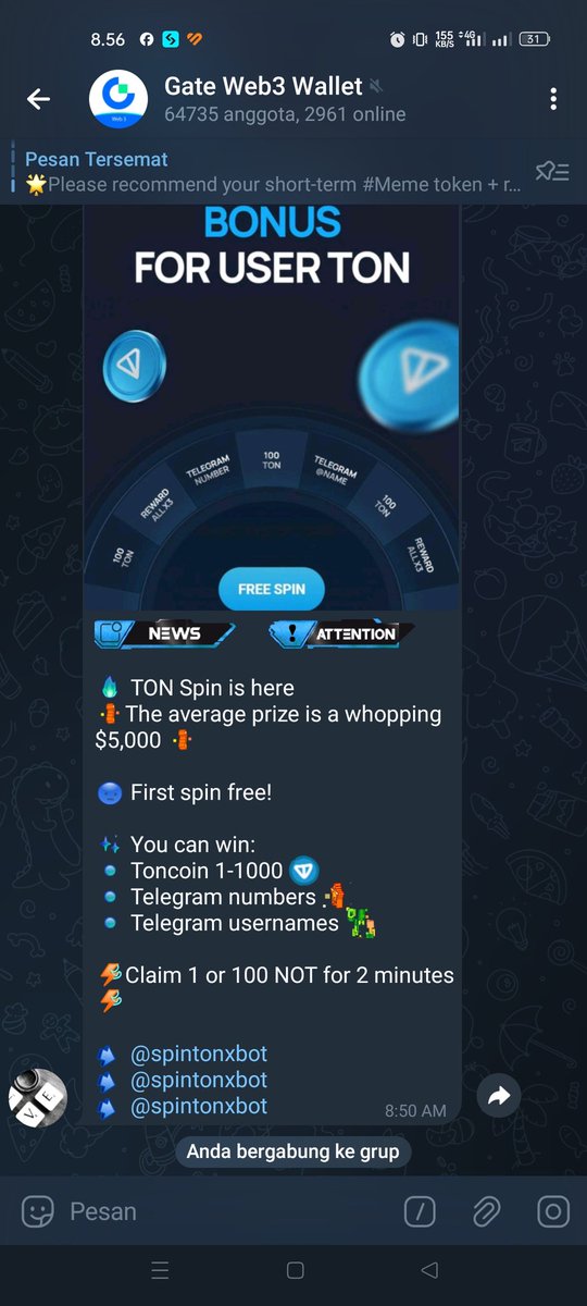 edwindwiprasaja's tweet photo. @GateWeb3Wallet My prediction 0.01
Impresive and great project. I trust this project can be successfully
#MemeFi https://t.co/oL0SCdec9r