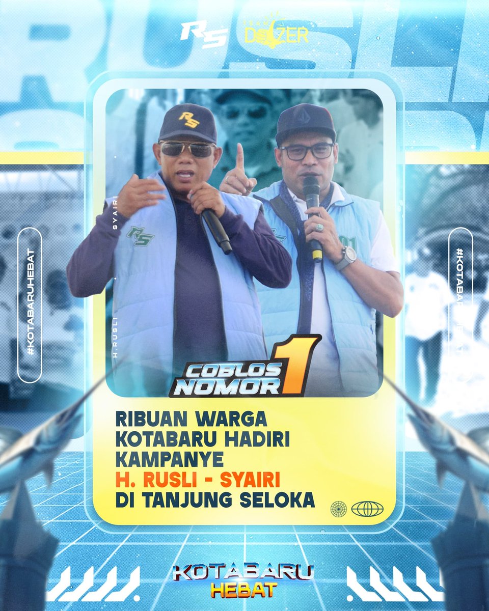 jamarustam1's tweet photo. Ribuan Warga Kotabaru padati Sering Laut, Siap dukung M Rusli dan Syairi Mukhlis nomor urut 1 untuk memimpin di Bumi Saijaan

Kotabaru hebat

#kotabaruhebat #kotabaru #timdozer #muhammadrusli #syairimukhlis #ruslisyairi #mrusli #kalimantanselatan #pilkadakotabaru #muhidinhasnur https://t.co/IjkOM7hjeC