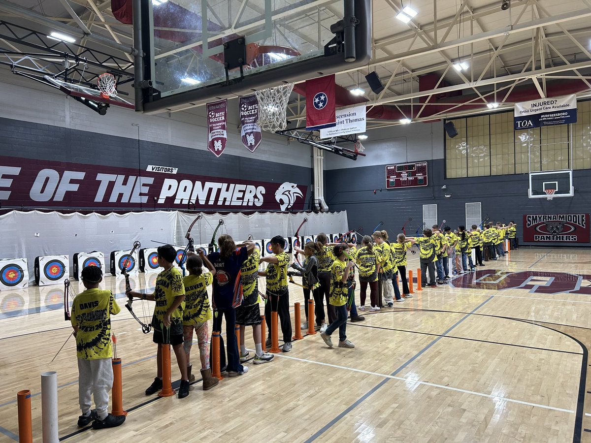 Good luck to the <a href="/ChristianaES1/">Christiana ES</a> archery team at their tournament tonight!!!