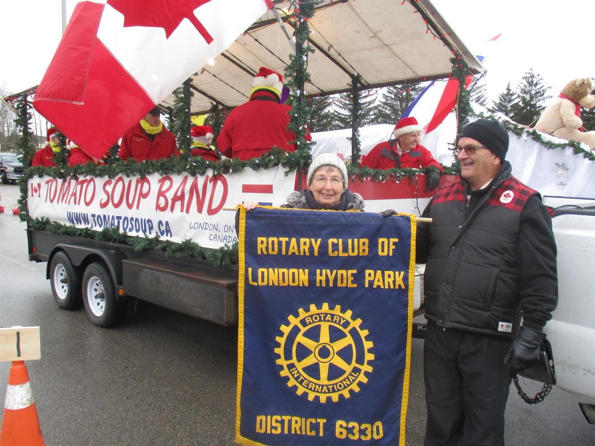 Join the Rotary Club of London Hyde Park tomorrow at the Hyde Park Santa Claus Parade! 🌟
📍 Parade Details:
⏰ Time: 10 AM - 12 PM
🚩 Route: Sherwood Forest Mall ➡ Gainsborough Road ➡ Sterling Marking Products
🌨️ Don’t forget to dress for the weather!

#HydeParkParade #ldnont