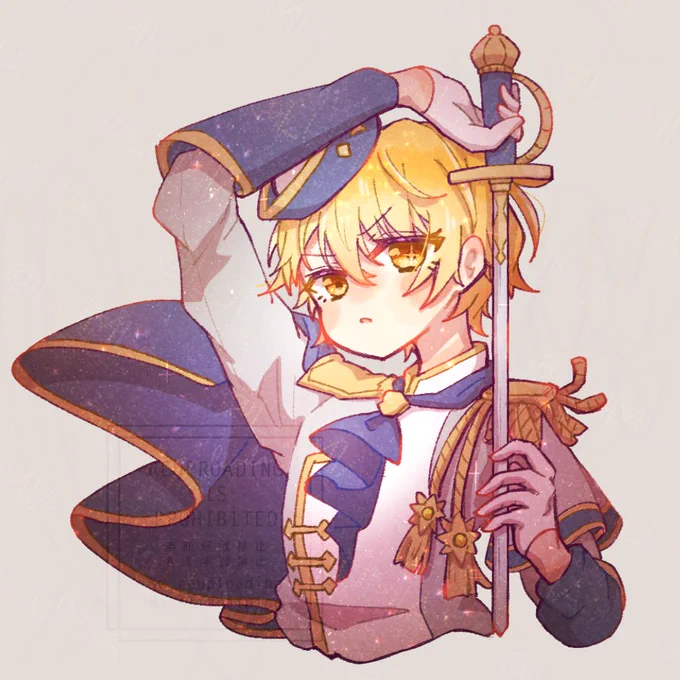 騎士司くん特訓後イラストかっこよすぎません……?#イラスト #プロセカ  #prsk_FA #1日1絵 #毎日投稿   #天馬司 