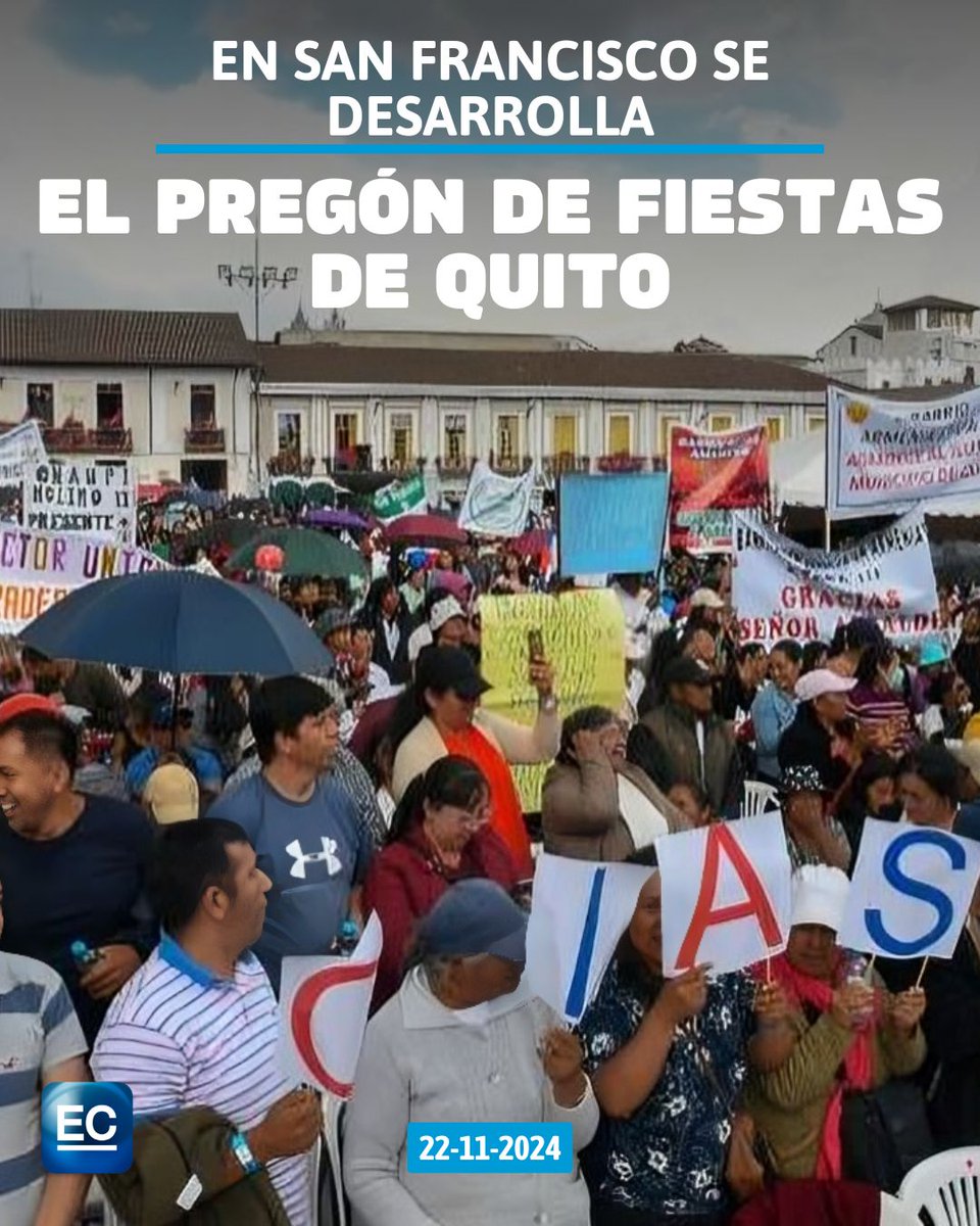 elcomerciocom's tweet image. El #Pregón de San Francisco inaugura las Fiestas de Quito en el #Centro Histórico 👇

elcomercio.com/actualidad/qui…