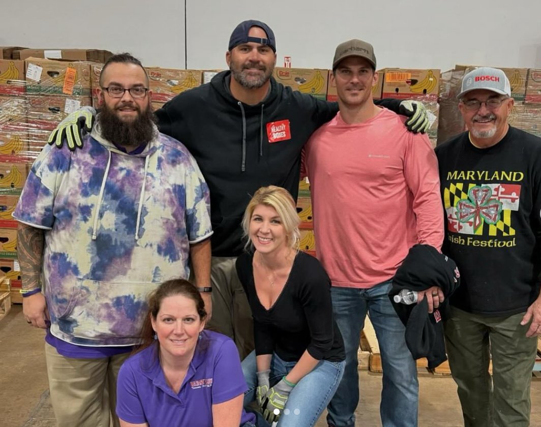 BelfastValley's tweet photo. Wonderful afternoon giving back to the community w/our teammates. The first of what will be many visits to the @mdfoodbank over the next couple of months. Proud partner to a great organization. Anyone out there interested in volunteering, please reach out- happy to connect you. https://t.co/9bdtXuRzVL