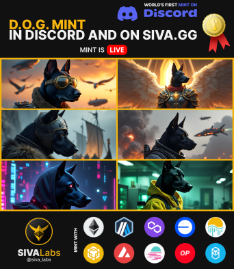 😎
Introducing the SIVA Labs D.O.G. NFT Collection!

An exclusive collection of
115 unique <a href="/siva_labs/">SIVA Labs</a>  D.O.G. #NFTs 
on #Arbitrum at  $20 each
As a D.O.G. #holder,
you’ll gain access to boosted rewards
early feature access &amp; exclusive invites
to elite Crypto Royale rumbles. #DYOR