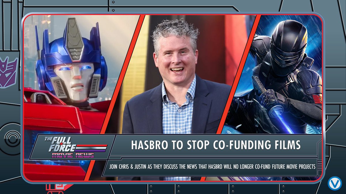 TheFullForce's tweet photo. 💥 MOVIE NEWS BURST EXTRA!! HASBRO TO STOP FUNDING FUTURE MOVIES!! 💥

Join @Diagnostik80 &amp; @GeneralsJoes as they discuss the news regarding Hasbro’s focus on gaming and dropping funding for future movies...

IT'S THE FULL FORCE MOVIE NEWS BURST!!

https://t.co/DRcBzKwKEN https://t.co/eZtNAo0ufZ