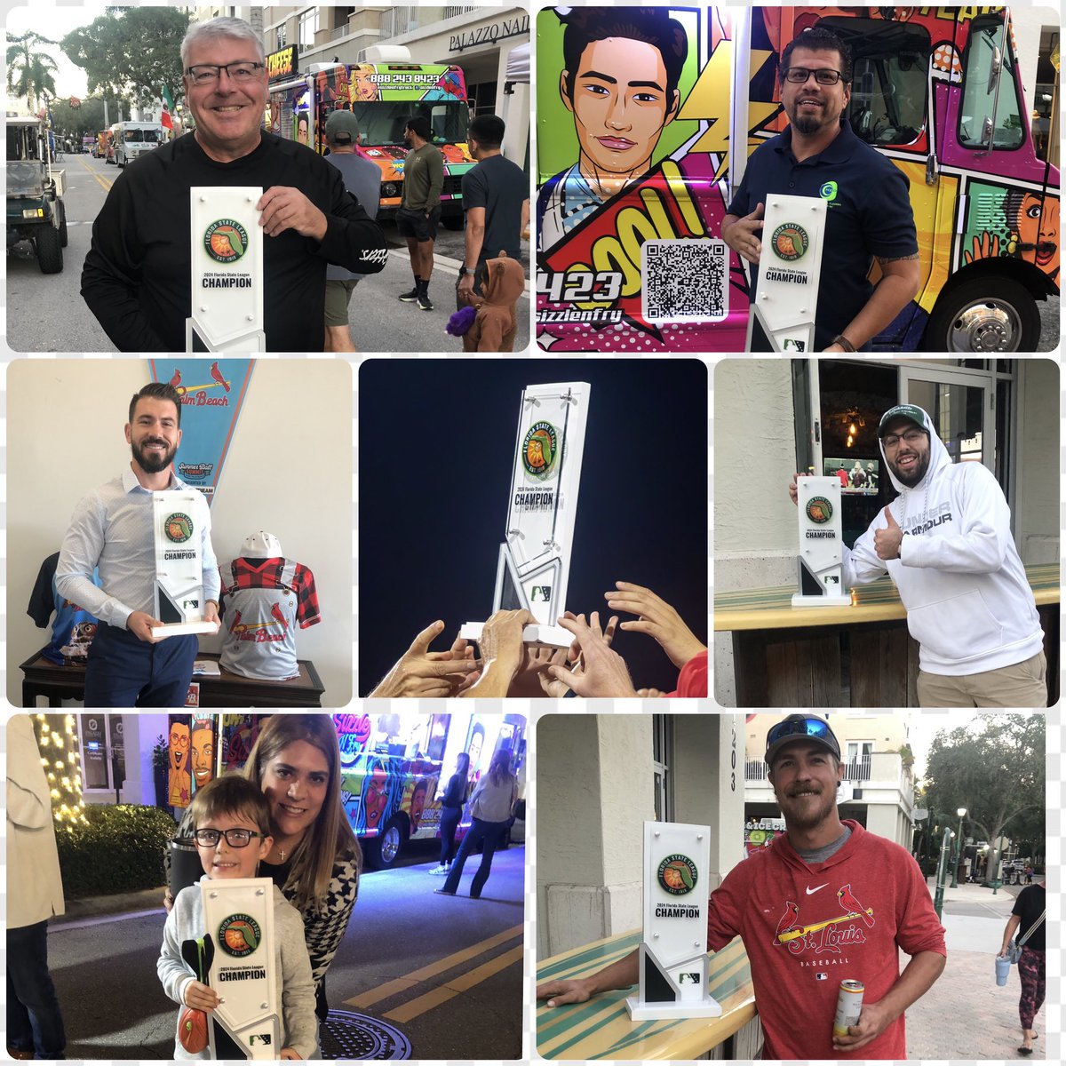 Seymour_Andrew's tweet photo. Edition #4 of #TheCommunitysChampionship 🏆- the people that make it all happen! 
With 162 games @RDCstadium we take great pride in delivering for our community. As a 🙏🏽 we’re taking our ‘24 @GoPBCardinals  FSL 🏆 to the people &amp; sharing another #memory. @pbpost @ESPNWestPalm 👍 https://t.co/04mDHb3YzQ