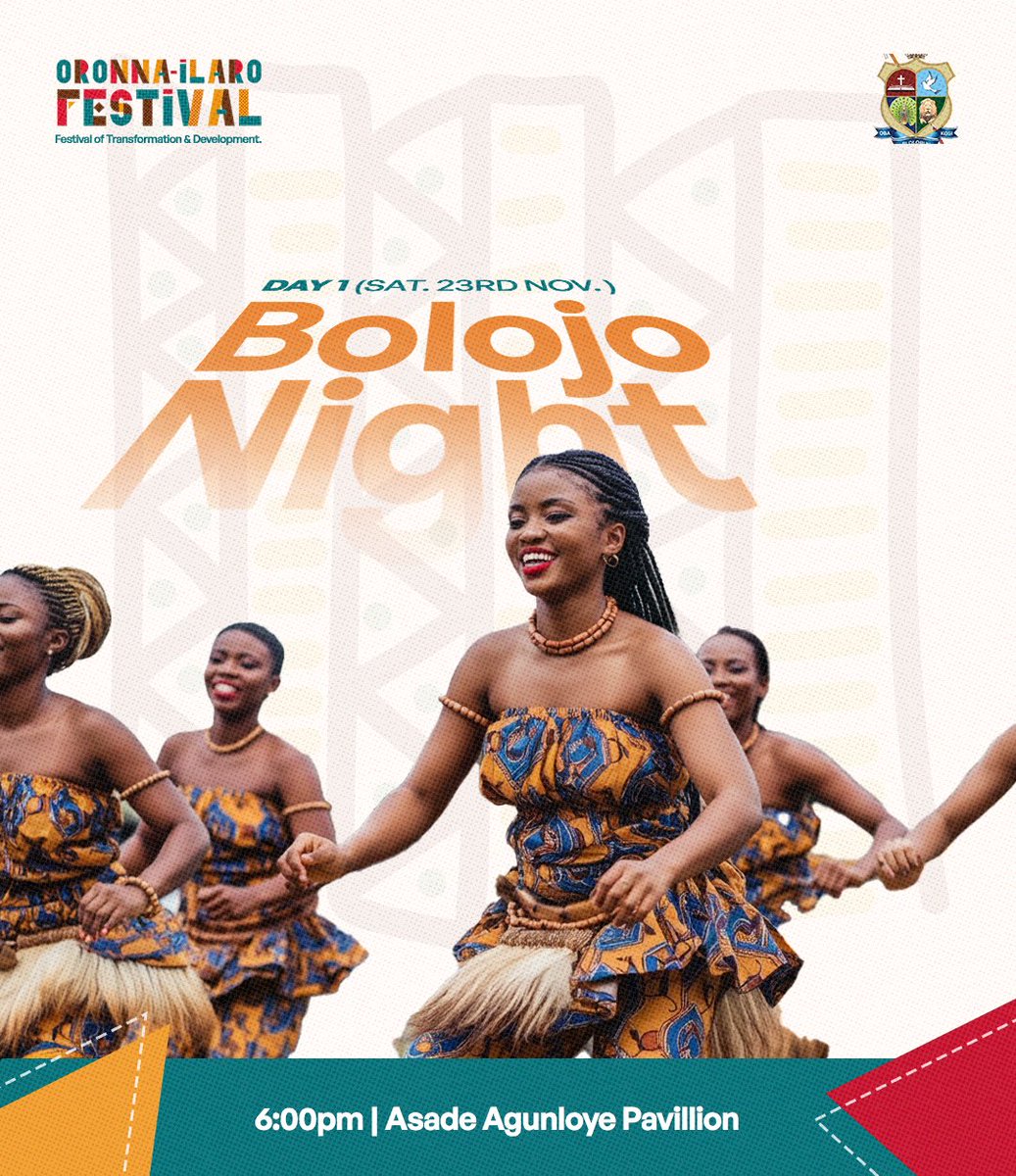 oronnafestival's tweet image. Let the celebrations begin! Oronna-Ilaro Festival 2924 begins today. Join us for an unforgettable experience.

#oronnailarofestival2024 
#oronnailarofestival 
#ilaro