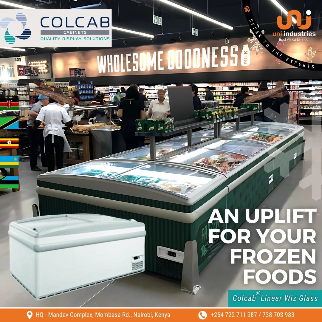 UniindEA's tweet photo. 🌟❄️ Elevate Your Retail Product Presentations &amp; Freshness With Colcab Linear Wiz Glass Units From #UniIndustriesEastAfrica ❄️🌟 

🌍 #KENYA │ #TANZANIA │ #UGANDA │ #RWANDA │ #ZANZIBAR

☎️ 0738 703 983 / 722 711 987

📍 Mandev Complex, Msa Rd., Nbi: https://t.co/4v5utraA8x https://t.co/yX9LXDb44a