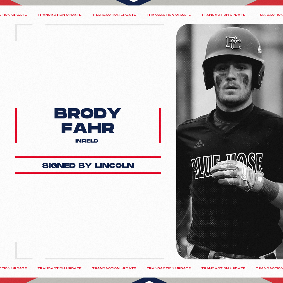 November 21 Transaction: <a href="/saltdogsball/">Lincoln Saltdogs</a> signed INF Brody Fahr (<a href="/brodyfahr/">Brody Fahr</a>).

Fahr split the 2024 campaign between the <a href="/bluehosebsb/">Presbyterian College Baseball</a> and the <a href="/frederickkeys/">Frederick Keys</a>.