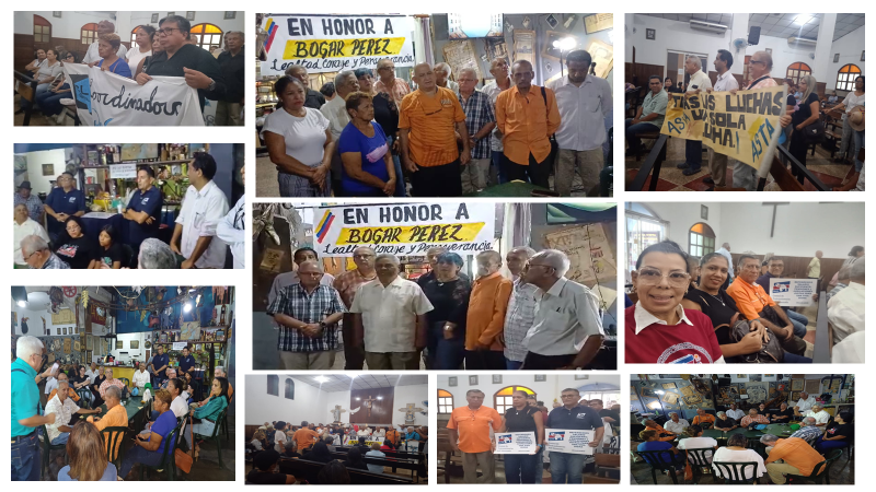 Desde la <a href="/CentralASI/">Central ASI Vzla</a> Seccional Aragua, hoy se celebró misa y encuentro en Homenaje a nuestro hermano y compañero Bogar Pérez, fallecido el 22-11-2023. Familiares y amigos orando por su descanso eterno. Brille para él la luz divina.