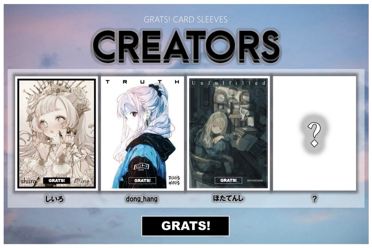 GRATS！ tweet media