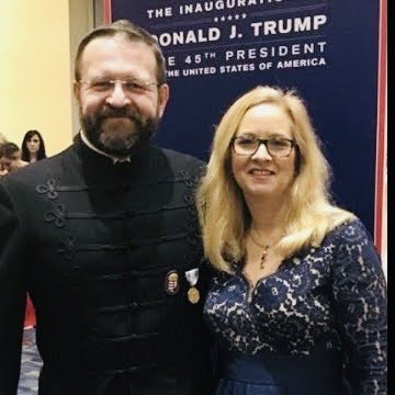 NotHoodlum's tweet photo. Sebastian Gorka, the Trump nominee for Senior Director of Counterterrorism, is wearing the Vitézi Rend Medal from an organization founded by the Regent of Hungary, allied with Nazi Germany during WWIl. https://t.co/bqvWzRNe68