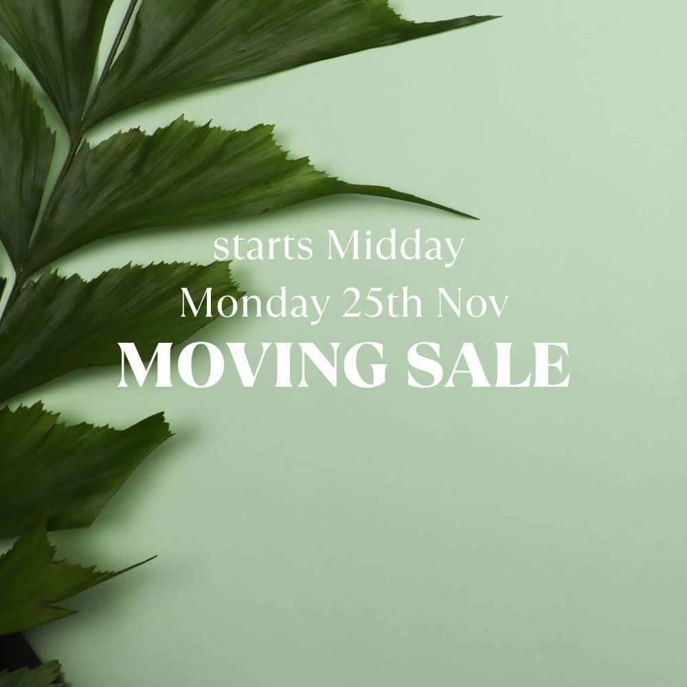We're on the move and need to clear EVERYTHING—🛍️ Moving Sale starts Monday, November 25th, at 12 PM!
✨ Samples
🌱 Seconds
💕 Pre-loved
🌟 Classic Staples 
Mark your calendar &amp; set your alarms. Help us say goodbye to our forest home while scoring beautiful, ethically made pieces