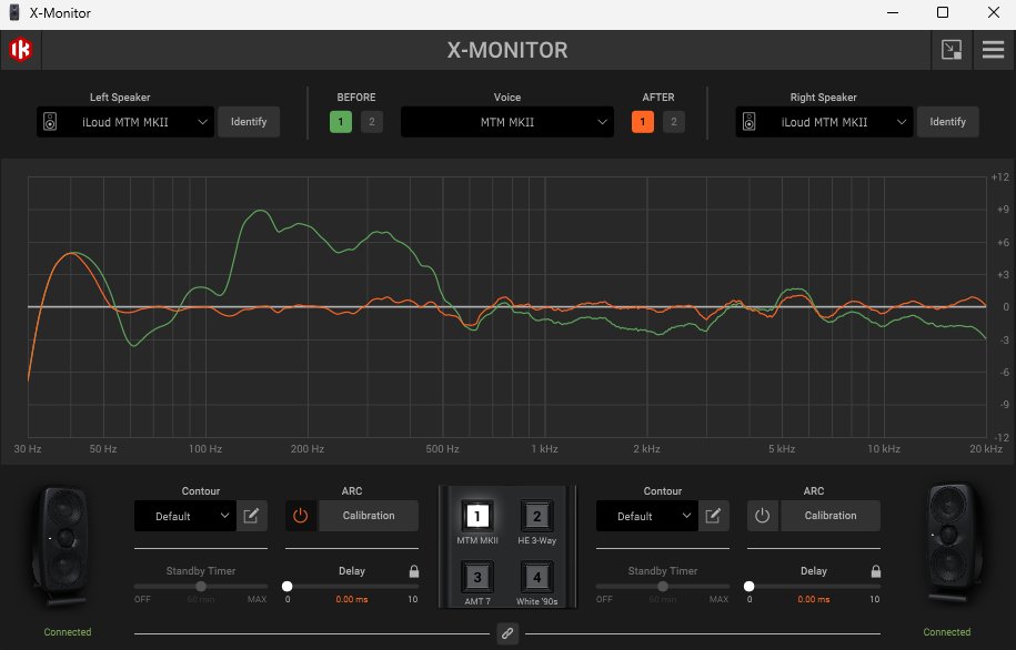 壁際や机の上にスピーカー置くとこんな感じ
補正必須マジありがてェ