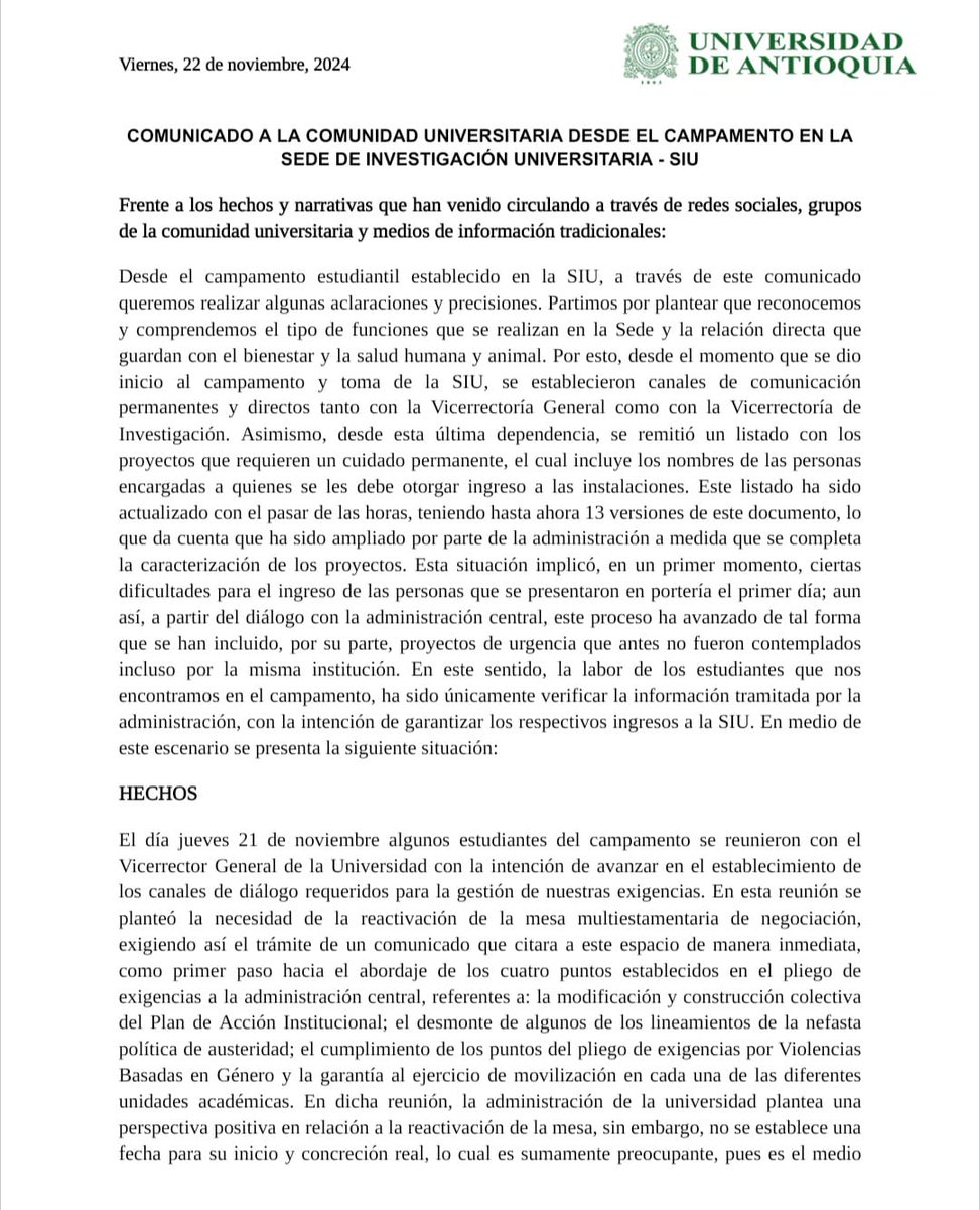 valerodriguez43's tweet photo. #SomosEstudiantes #NoSomosTerroristas #SOSUDeA https://t.co/OXXnFi7Oqe