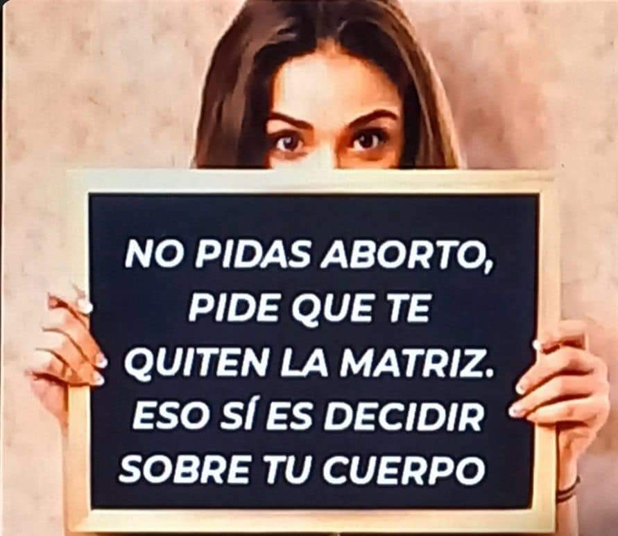 Y así la fabrica de bebés ya no existirá en ti.