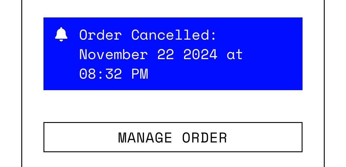 tetestream's tweet photo. US/PR fans 🇺🇸🇵🇷

People are getting cancellation notice for their order ‼️

Please check your order for White Christmas Vinyl/CDs on Interscope and see if it cancelled or not 🙏

Remember to double-check your infomation too! https://t.co/6aDu6OkGJv