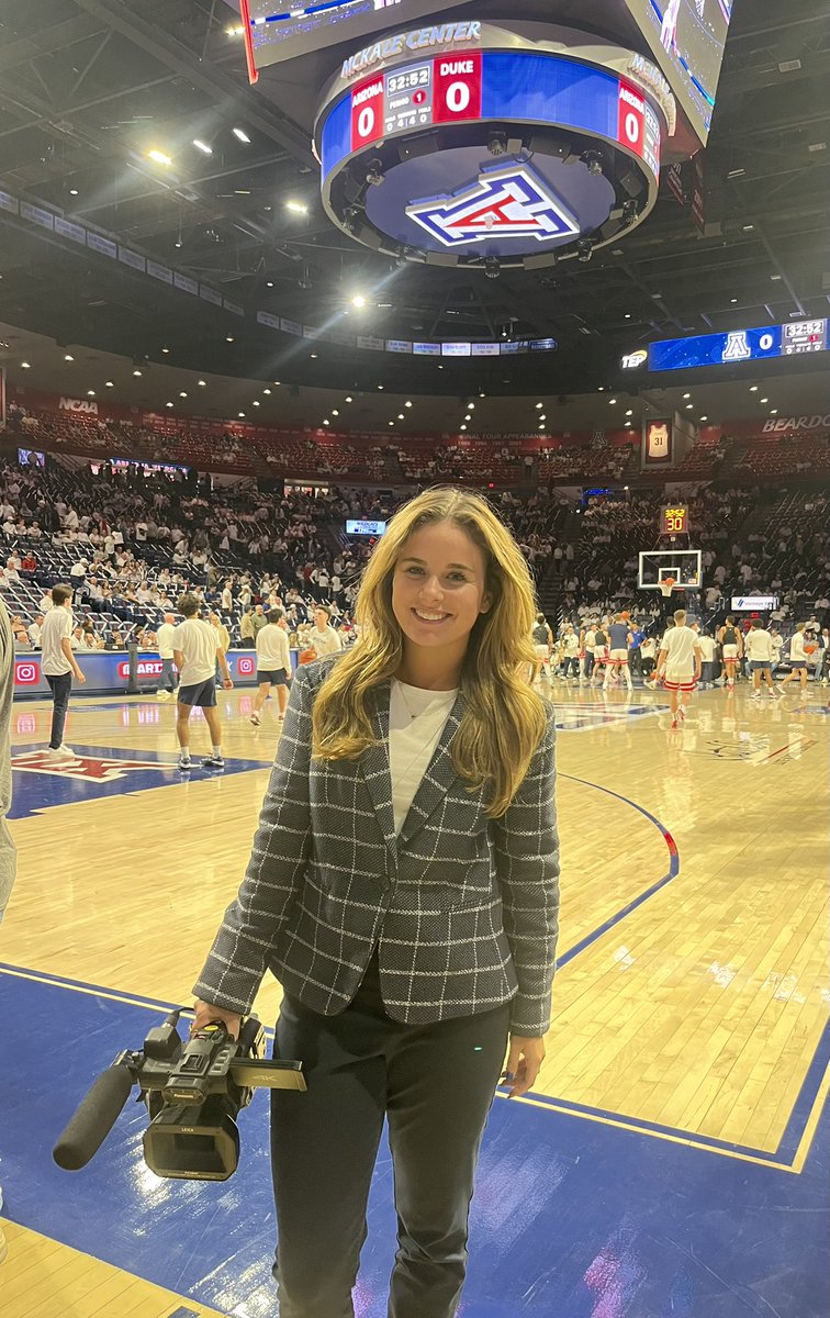 ITS GAMEDAY!!! 
Duke vs. Arizona men’s basketball tonight at 8:30pm. Sold out McKale Center for the big game…energy is high tonight.