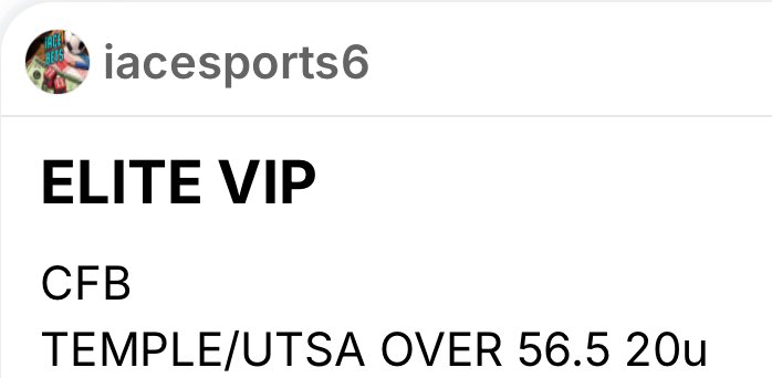 iACEBETS's tweet photo. EASY 20u PLAY OF THE DAY ACTION

WE ARE ABSOLUTELY CRUSHING THE BOOK DAILY MAKING OUR MEMBERS REAL MONEY BETTING ON SPORTS💰🚀 https://t.co/O6RVCwnRtD