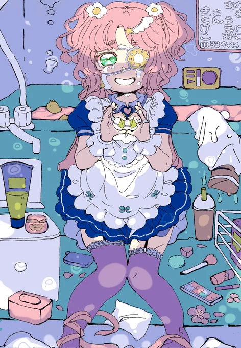 #illustration いくつになっても可愛いに囚われてたい