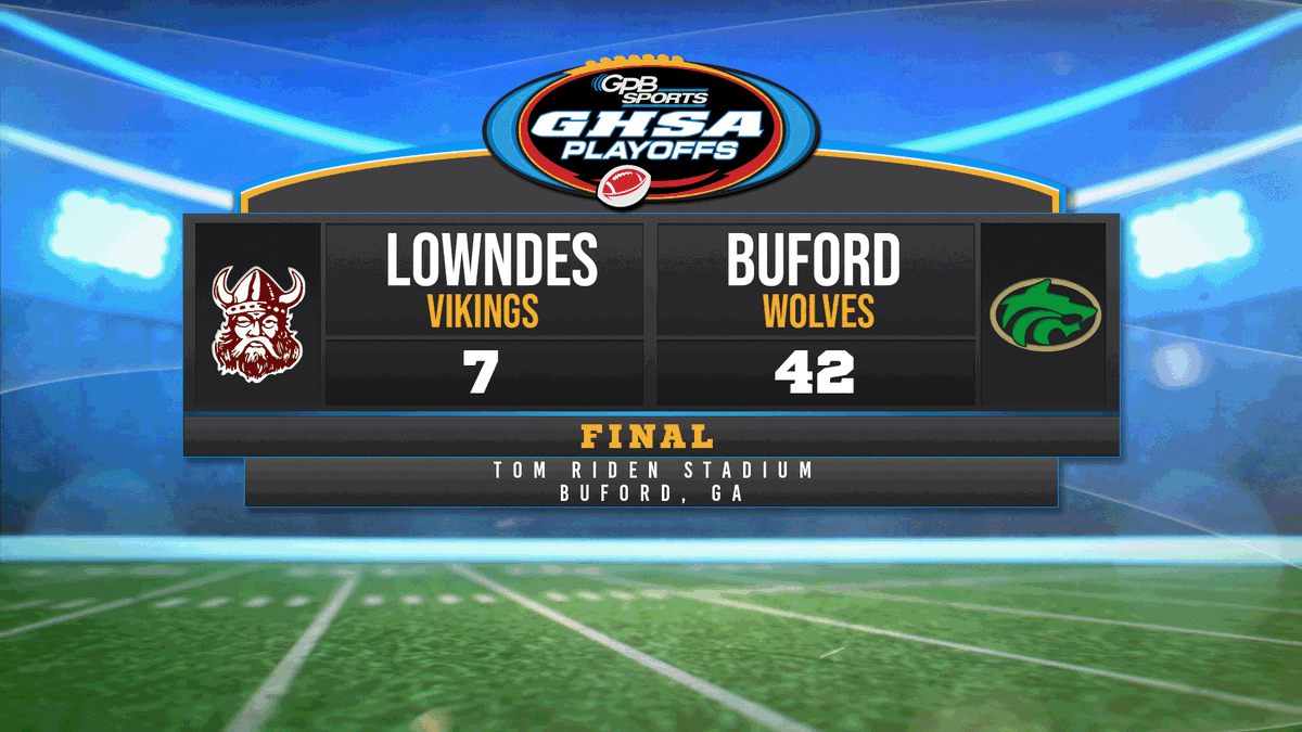 FINAL🚨: <a href="/LHSvikingsFB/">Lowndes Football</a> 7 <a href="/Buford_Football/">Buford Football</a> 42