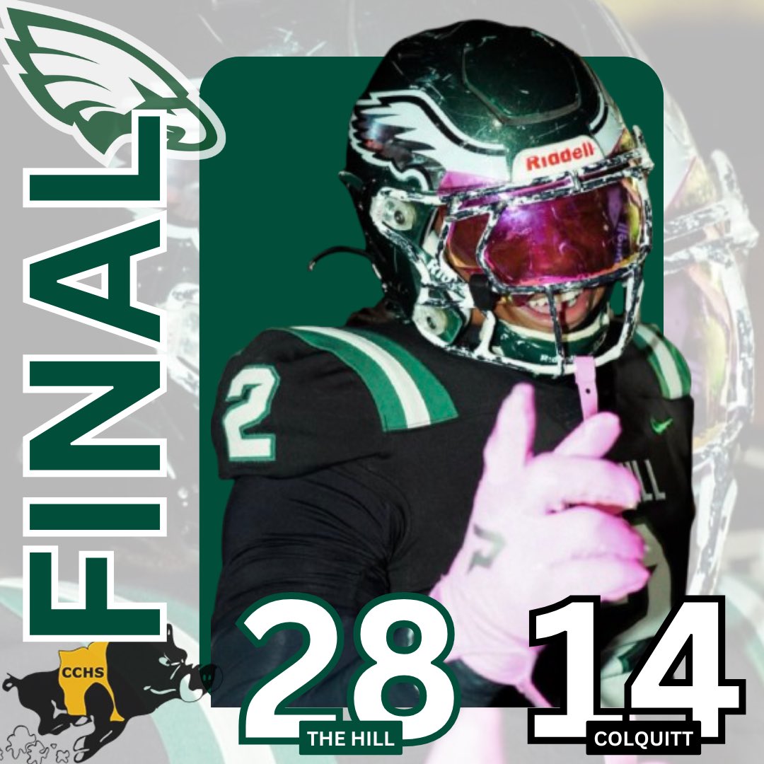 EAGLES WITH THE WIN! 

#FORTHEHILL 🦅