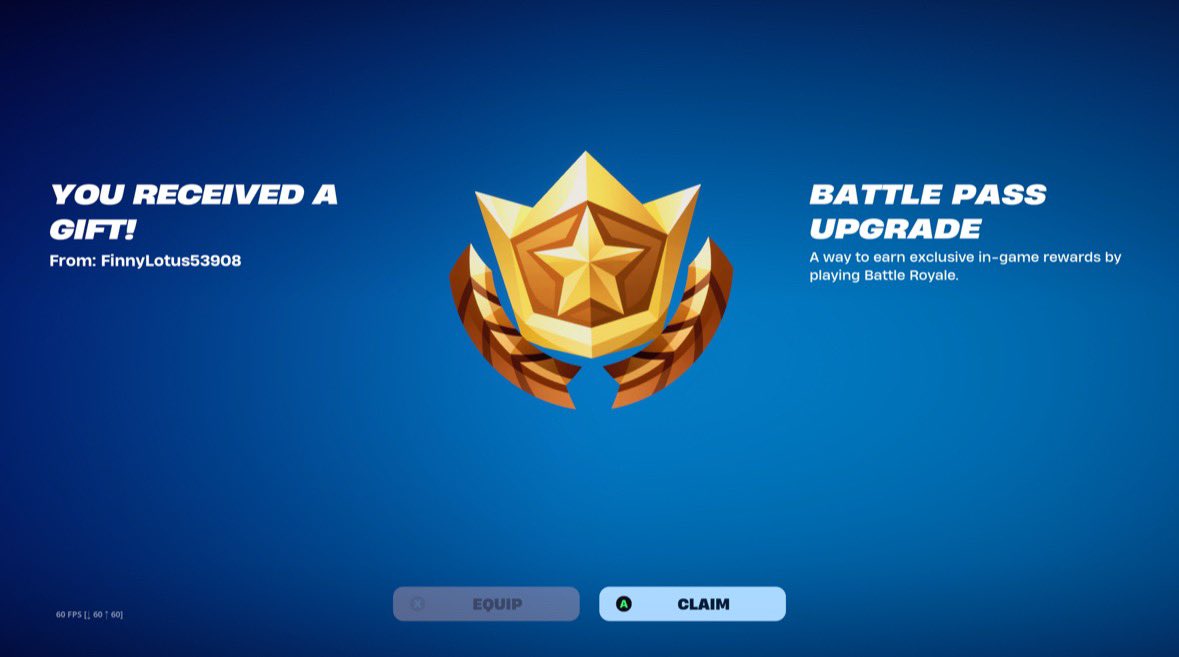 Got the battlepass thanks to <a href="/0buenardium0/">Buenardium</a> &amp; <a href="/MrrPattt/">Pat</a> from their fashion show the other day, it was fun and I appreciate it. 💙 #buenardiumlegit #pattylegit