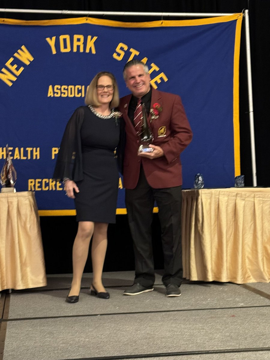 Congratulations to a leader who continues to inspire us in so many ways!Thank you for the many contributions you have made to our <a href="/SHAPEAmerica/">SHAPE America</a> community. We are so proud to salute you tonight, <a href="/DrClancySeymour/">Clancy M. Seymour</a>, as you receive the <a href="/NYSAHPERD/">NYS AHPERD</a> Distinguished Service Award.