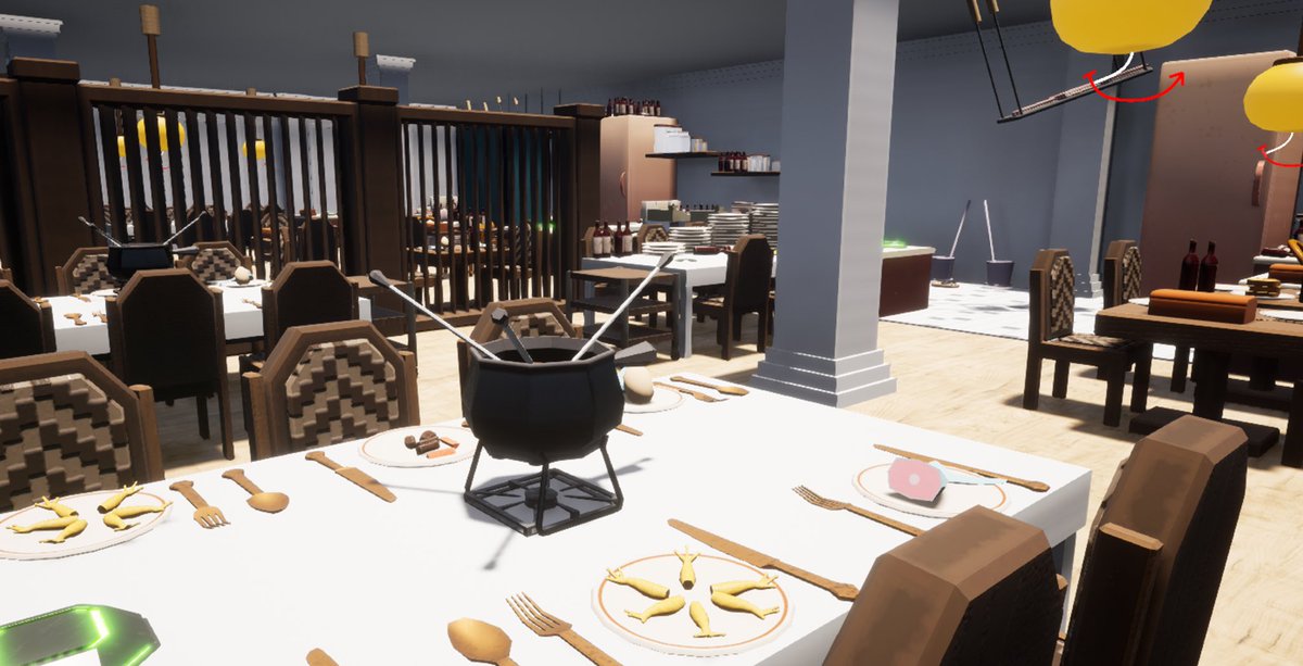 LESAUS's tweet photo. @PutnaiCsaba Hey everyone! Thanks for hosting @PutnaiCsaba 
 
The team have been hard at work cooking up our new restaurant level! If you wanna keep upto date follow our socials and Wishlist Ribbet on steam! https://t.co/k9um6q8o5a
🐸💚 https://t.co/fPgLM0iWPk