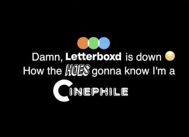 ItsZayneFML's tweet photo. letterboxd down on a friday night? https://t.co/LGi241iISU