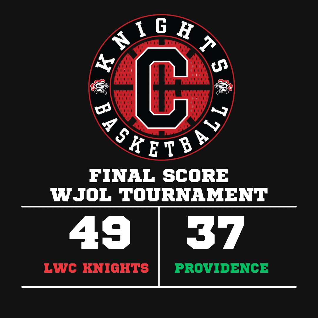 LWC Girls Basketball (@lwcgbasketball) on Twitter photo Total team defensive effort & balanced scoring keyed the win to send the Knights into the 3️⃣rd place game in the WJOL Tourney tomorrow. 💪🛡️⚔️
🏀Watt - 12pts
🏀Katzmann - 9pts
🏀Newson-Cole - 8pts
🏀Birmingham - 6pts
🏀Gehrke - 6pts
<a href="/LWCKnights/">LWC Athletics</a> <a href="/JeffVorva/">Jeff Vorva</a> <a href="/roboesterle/">Rob Oesterle</a> Total team defensive effort & balanced scoring keyed the win to send the Knights into the 3️⃣rd place game in the WJOL Tourney tomorrow. 💪🛡️⚔️
🏀Watt - 12pts
🏀Katzmann - 9pts
🏀Newson-Cole - 8pts
🏀Birmingham - 6pts
🏀Gehrke - 6pts
<a href="/LWCKnights/">LWC Athletics</a> <a href="/JeffVorva/">Jeff Vorva</a> <a href="/roboesterle/">Rob Oesterle</a>