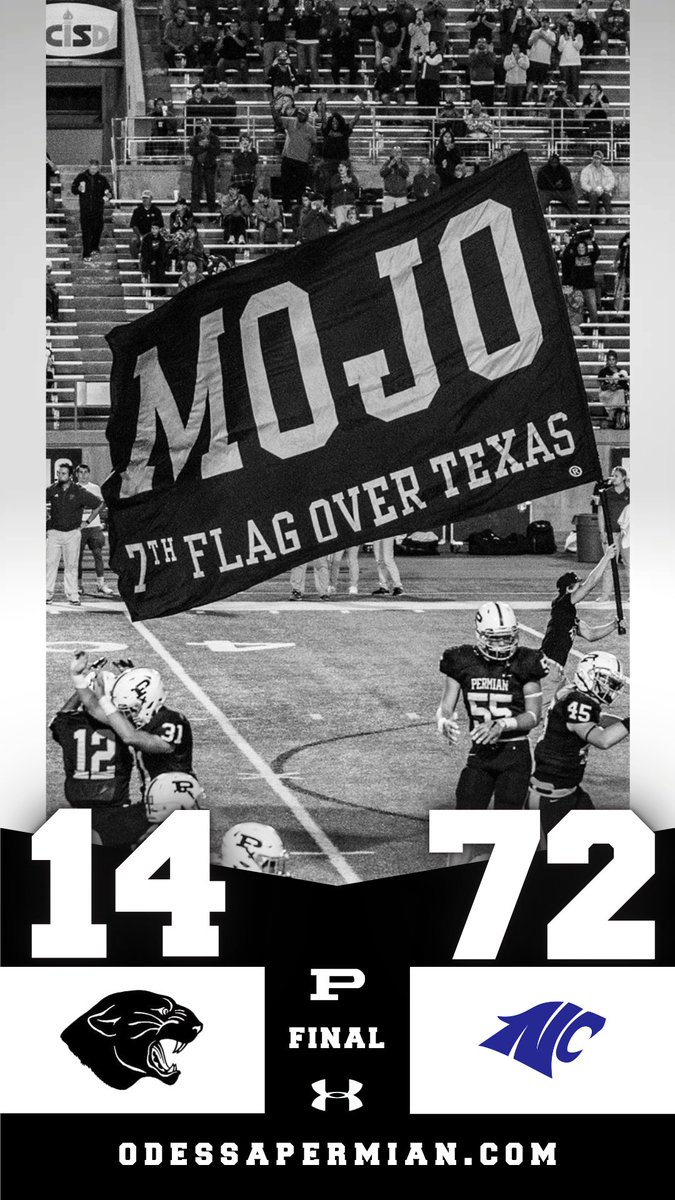 Odessa Permian Panthers *OFFICIAL* (@odessapermian) on Twitter photo Final from Fort Worth. Your Panthers finish the season at 8-4 (2-3). #MojoNation Final from Fort Worth. Your Panthers finish the season at 8-4 (2-3). #MojoNation