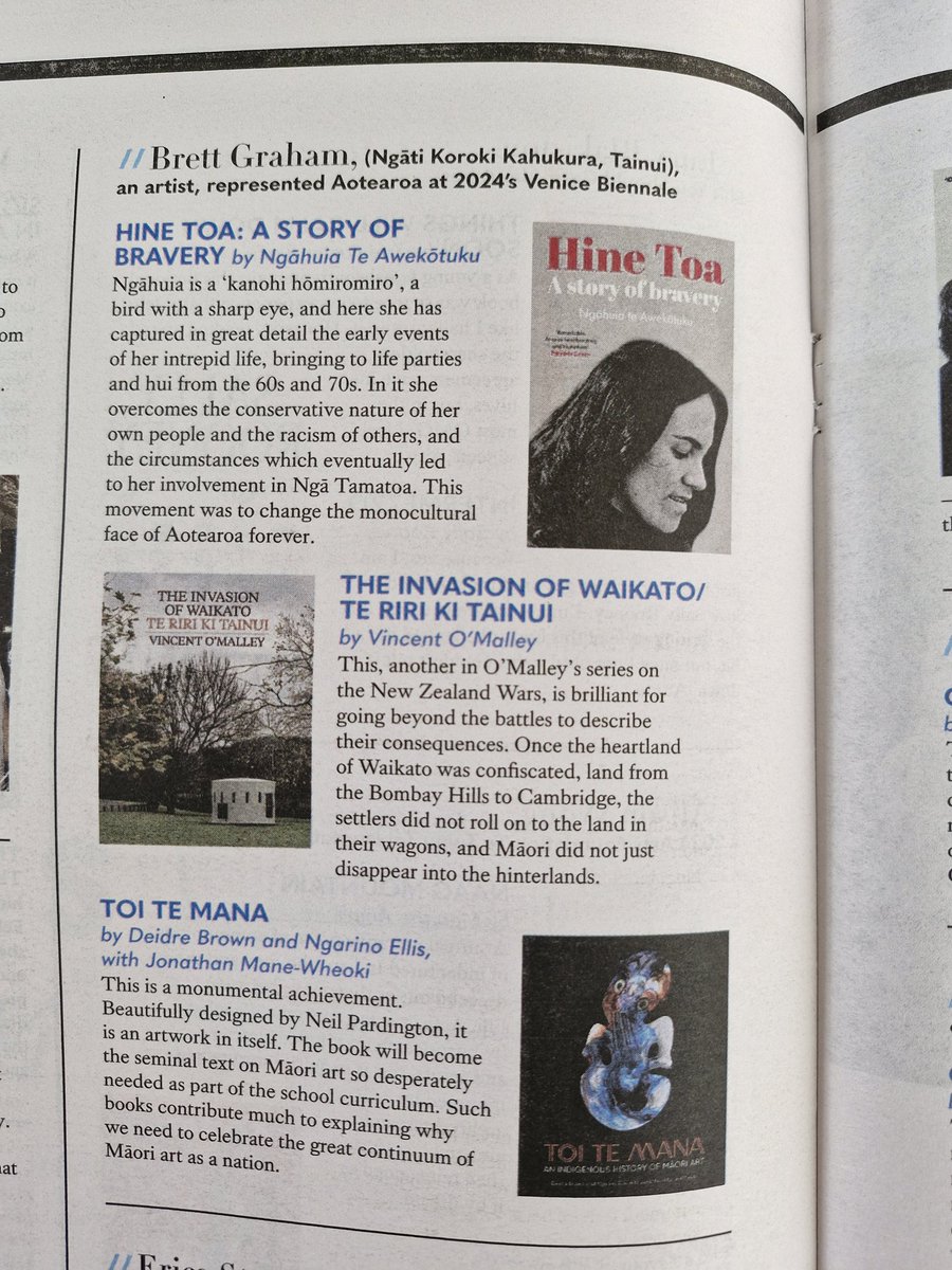 Nice to make an end of year best books list for 'The Invasion of Waikato/Te Riri ki Tainui'.