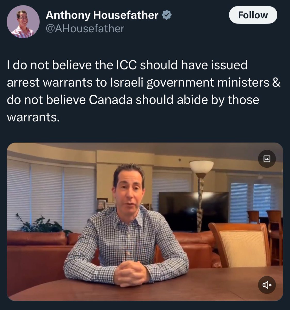 CJPME's tweet photo. This “special advisor” to @JustinTrudeau is urging him to defy the ICC and ignore Canada’s legal obligations under the Rome Statute in order to protect Israeli war criminals. This is shocking in its moral and legal bankruptcy. How does he still have a place in caucus? https://t.co/HTMq9Ygdw6