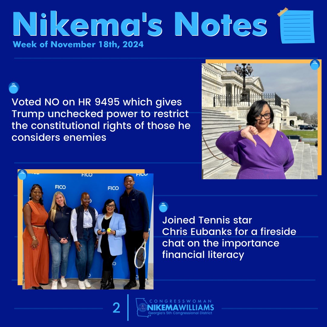 Congresswoman Nikema Williams tweet media