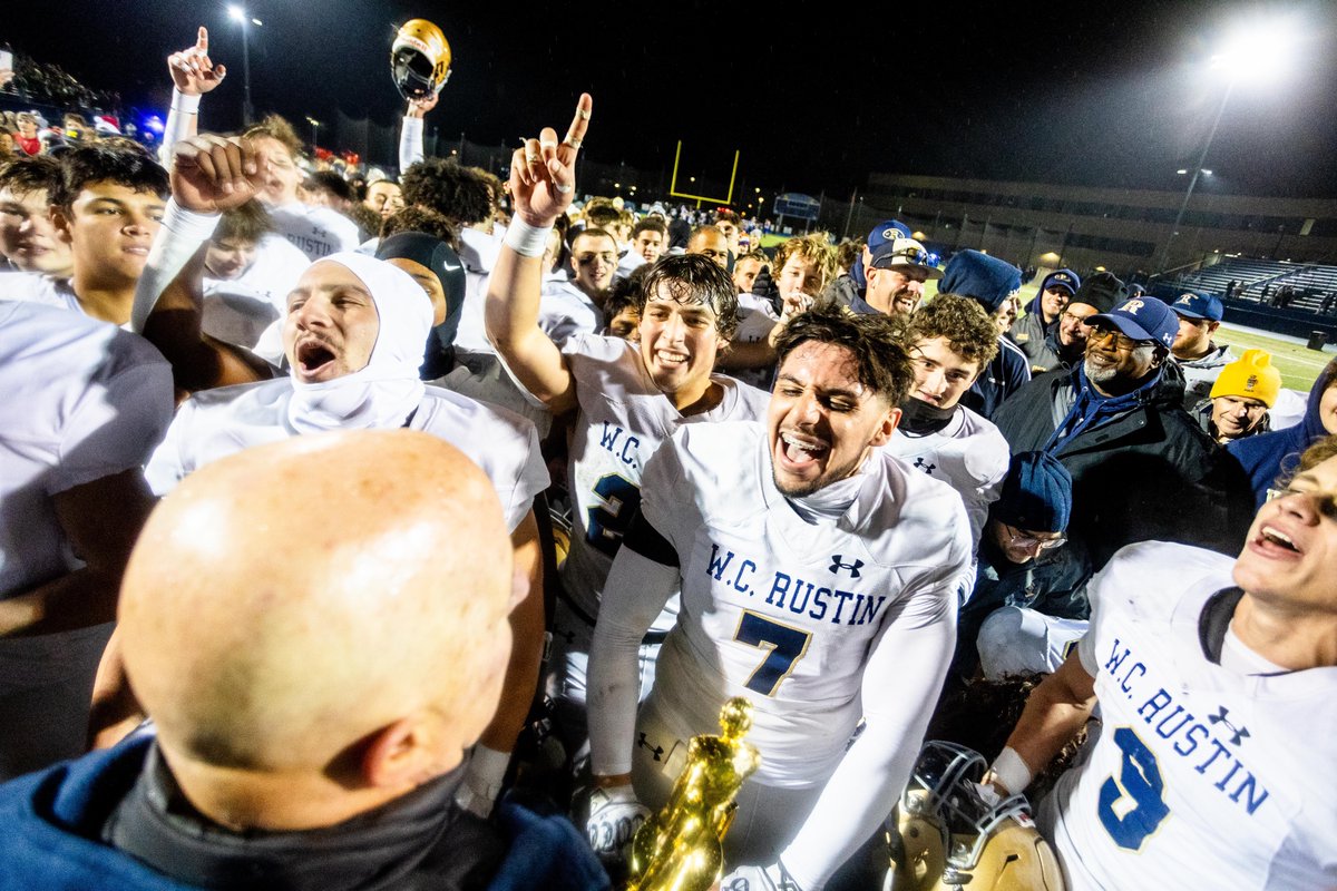 some shots from WC Rustin's 34-2 win over Springfield Delco for the District 1-5A championship