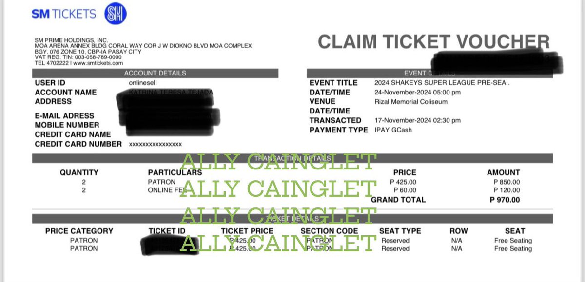 _allycainglet's tweet photo. For Sale!!!

Shakey’s Super League

2 Patron UST vs FEU (1pm)
2 Patron DLSU vs NU (5pm)

Dm me for more details!!
We can meet up sa arena na mismo

#ShakeysSuperLeague2024 
#ShakeysSuperLeague https://t.co/rMyhIvoImg