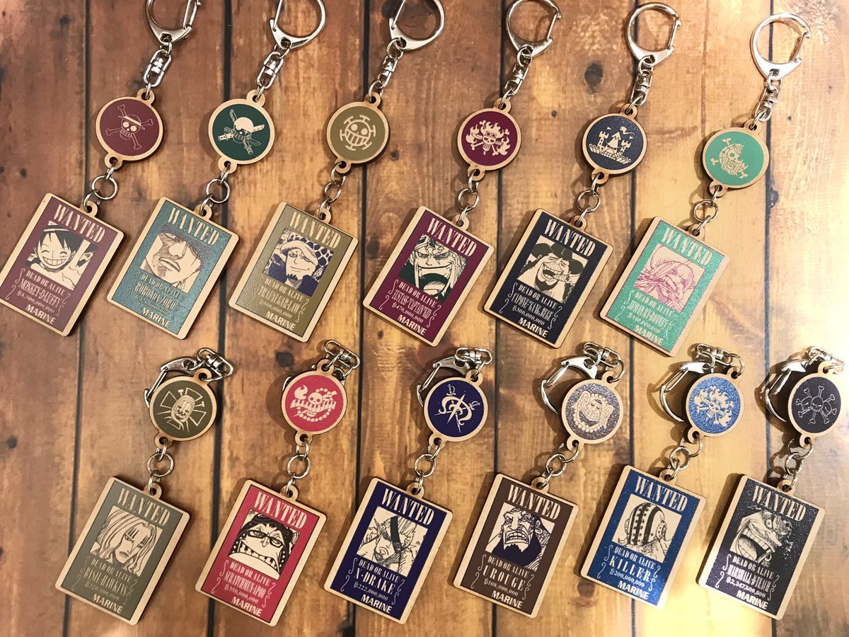 再入荷】原画商品 『ONE PIECE』ウッドキーホルダーコレクション ｰ最悪