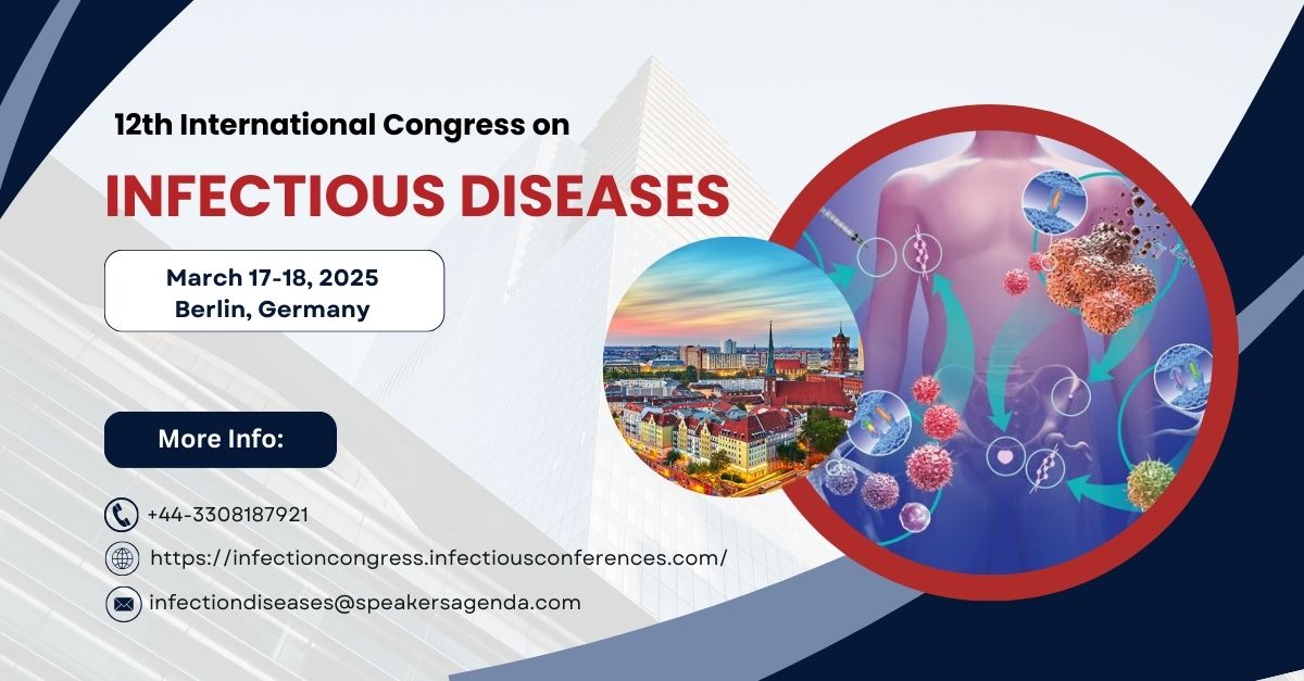 candy43624318's tweet photo. "Protecting Patients: #ShareYourExpertise at Infection Congress 2025"
Join global leaders, renowned researchers, and healthcare professionals at the 12th International Congress on #InfectiousDiseases, taking place on March 17-18, 2025, in the vibrant city of Berlin, Germany. https://t.co/6Mnaryz6JO