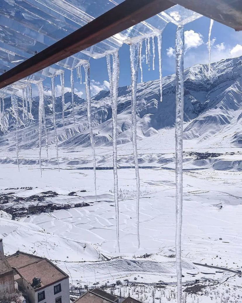 “Spiti, transformed into a winter wonderland” ❄️