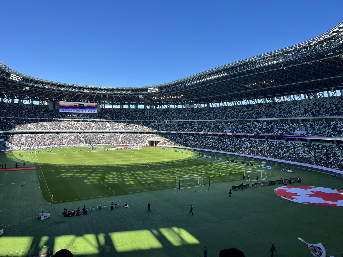 EASei's tweet photo. 今日はこちらから観戦👍🏼　#ヴィッセル神戸 #天皇杯 #国立競技場 https://t.co/eviSbf0EYR