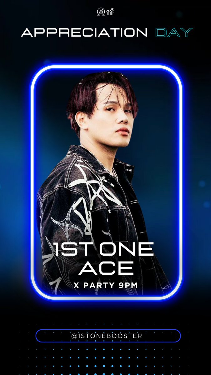 [🚀x📈]
11232024 | X PARTY!

Join us later at 9pm for Appreciation day of our amazing leadernim, ACE!

Ready yourself to do the 4Rs.
REPOST, RE-QUOTE, REPLY and REPEAT.

AppreACEtion Day
<a href="/1stoneOfficial/">1ST ONE</a> #1stOne #1stOne_ACE #1stOne_WalaNgIba