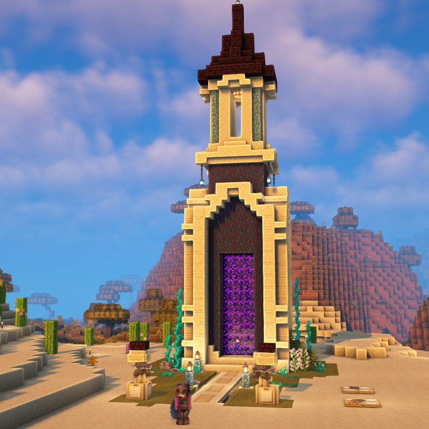 Lovely time building on MoB.  #Minecraftbuilds 
Thanks for the raids <a href="/HeartGamer26/">Heart</a> and <a href="/ZactheDragonMC/">ZactheDragon</a> .
We raided <a href="/crystalhuskey11/">Crystal Huskey</a> who's playing some HC tonight.