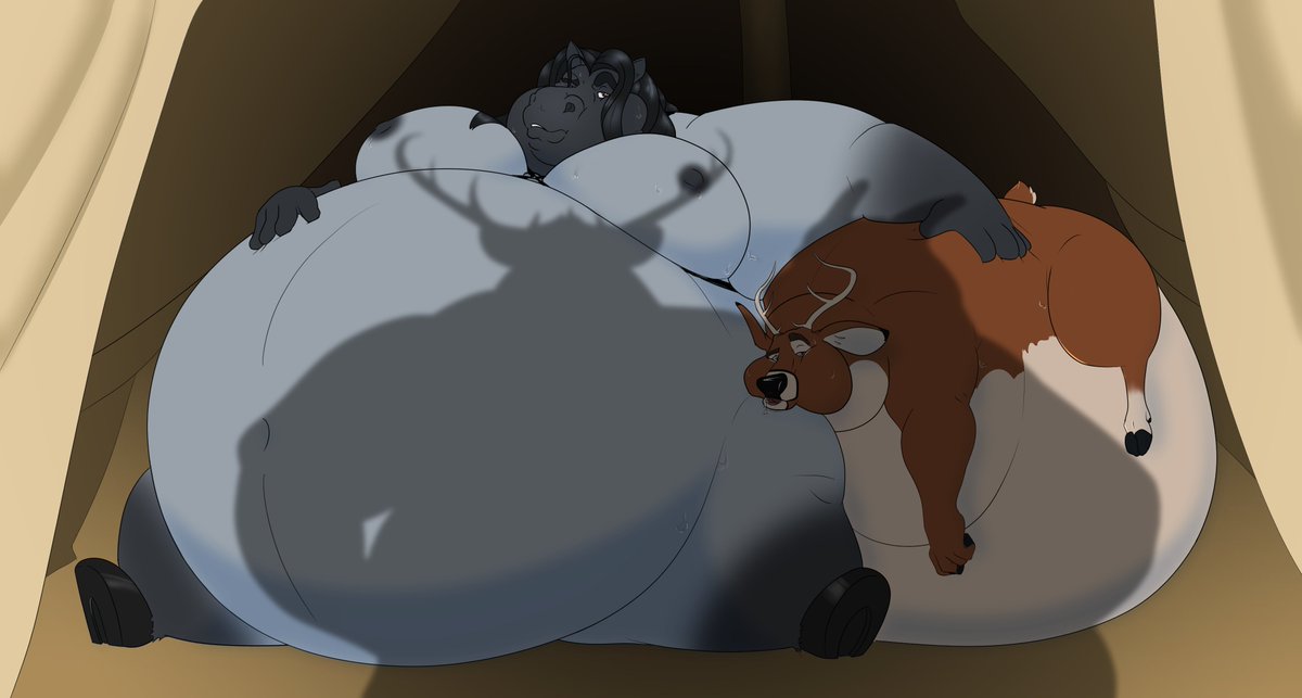 FatBakerDragon's tweet photo. (NSFW) Did a collab with the wonderful https://t.co/XoOifafA42 featuring his deer and Knox being pounded to their utter limits~ 

Check out the story I did here: >>>>https://t.co/DRw3fIEeJO<<<< and enjoy the lovely art he did below! https://t.co/MMmBaiMn9U