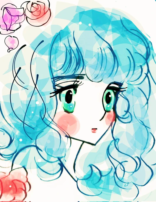 #イラスト #銀の鬼 #茶木ひろみ 