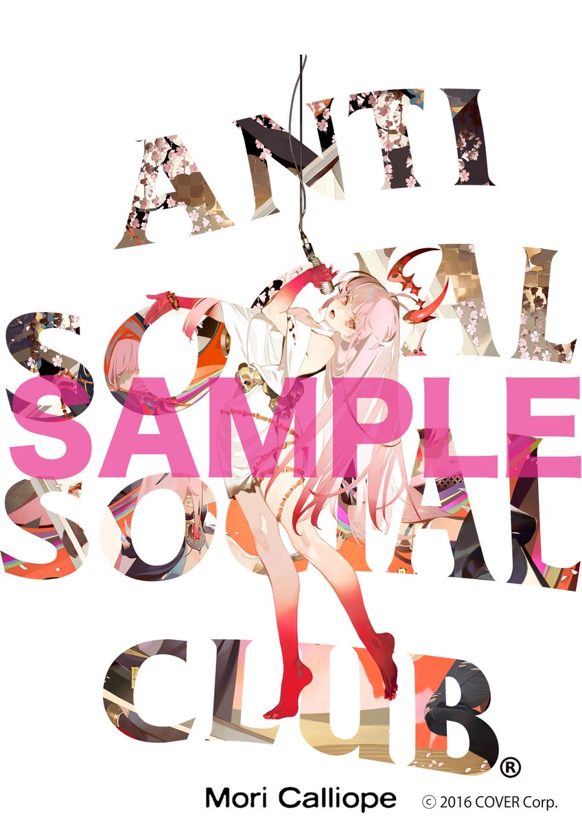 Mori Calliope × ANTI SOCIAL SOCIAL CLUBのコラボレーションアパレル販売決定！🎉
ASSCとタイアップした「DONMAI」MVも公開！📹

商品の詳細・販売開始時期に関しては追ってアナウンスいたします。
MV：youtu.be/41f02t3Yg40

#hololiveEN #MoriCalliope
