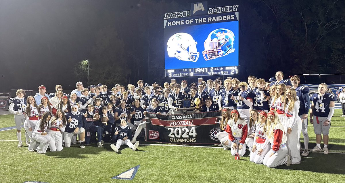MAIS (@msais) on Twitter photo Congratulations to Tri-County Academy for winning the Class AAAA football championship tonight at Jackson Academy! They defeated Bowling Green School by a score of 27-3. Thanks to our friends at <a href="/farmbureaums/">MS Farm Bureau Casualty Insurance Company</a> for sponsoring all MAIS championships! Congratulations to Tri-County Academy for winning the Class AAAA football championship tonight at Jackson Academy! They defeated Bowling Green School by a score of 27-3. Thanks to our friends at <a href="/farmbureaums/">MS Farm Bureau Casualty Insurance Company</a> for sponsoring all MAIS championships!