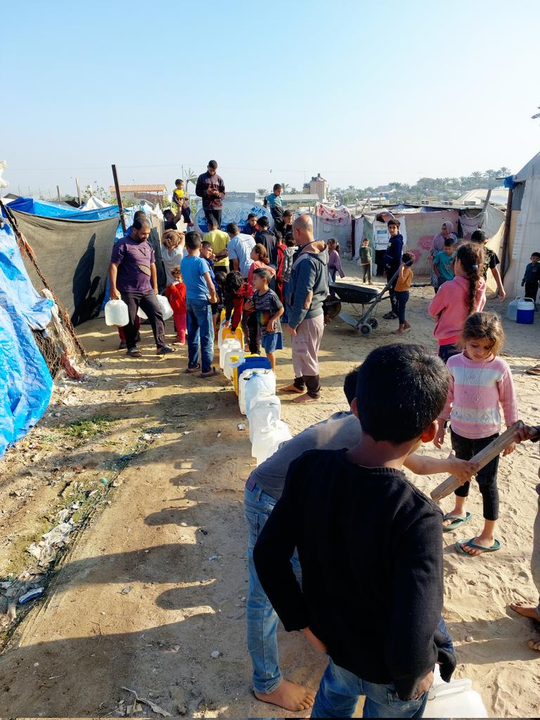 This is our situation in obtaining water in Gaza 💔
__
I created a fundraising campaign to save my family.
I hope you can help.

To donate from here :
gofund.me/1842594d