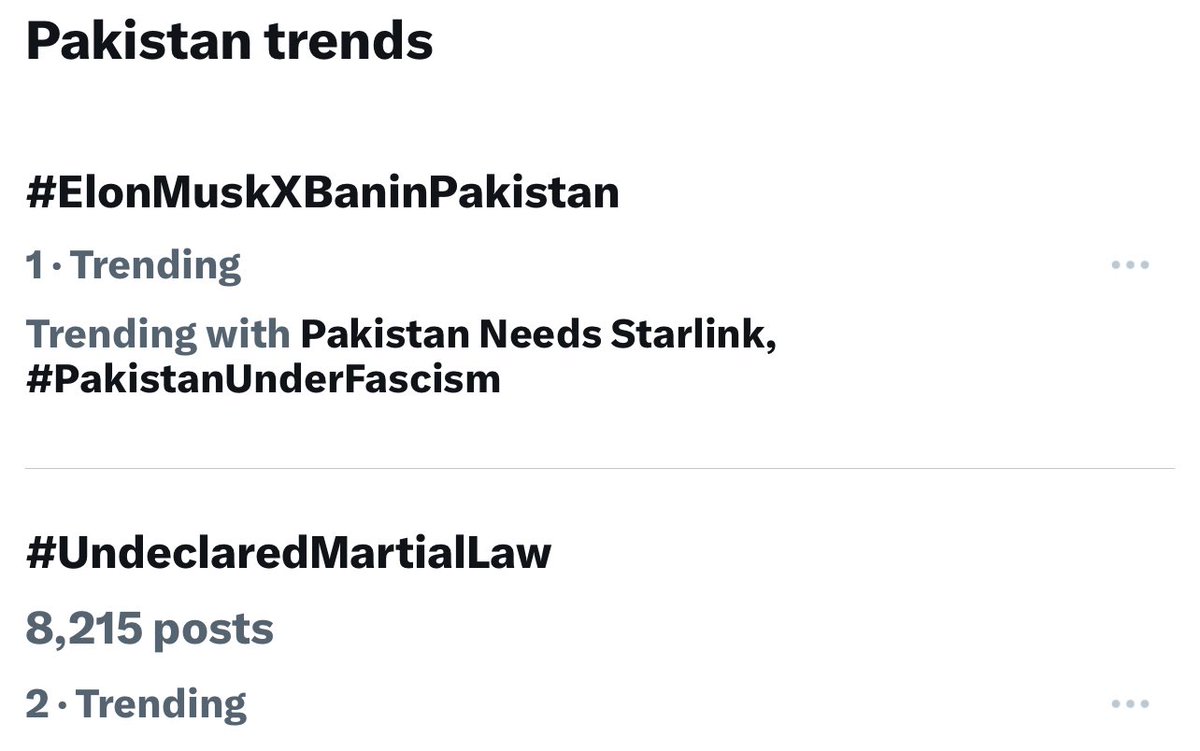 It is already trending at the top.  Push it more 

#ElonMuskXBaninPakistan